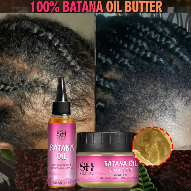Natural 100% Pure Batana Oil For Hair Growth Batana Oil Butter Hair Mask From Honduras Hair Loss Treatment For Black Men & Women
