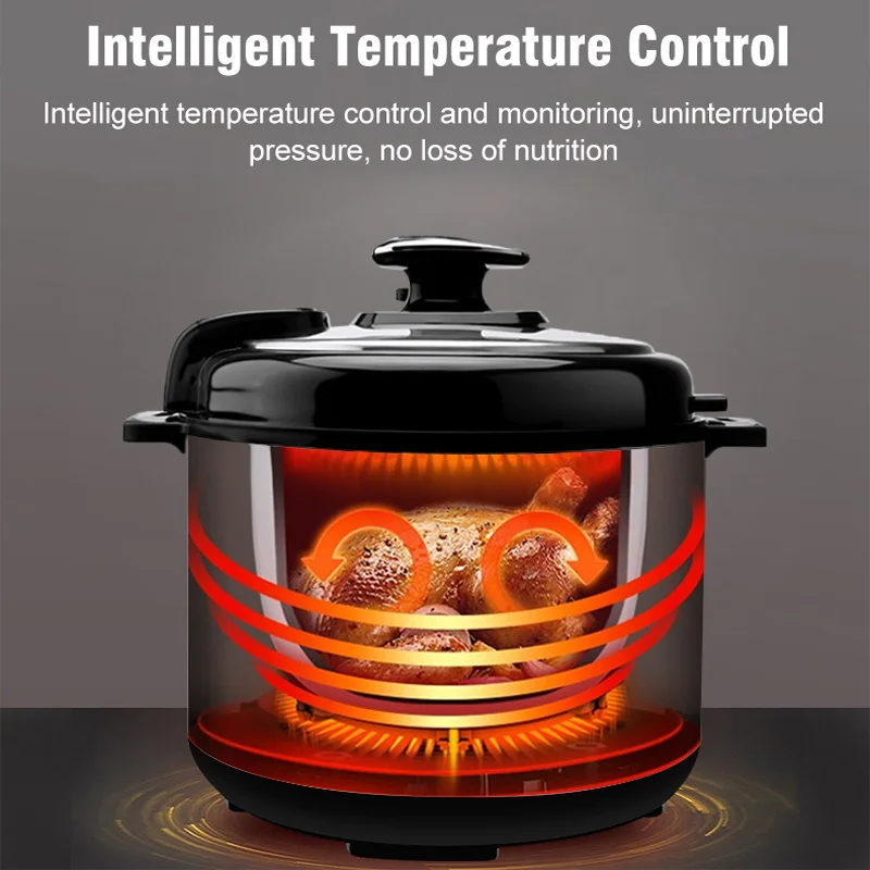 5L Multifunction Electric Pressure Cookers Soup Porridge Rice Heating Meal Heater Kitchen Intelligent Pressure Cooker for Home - Image 4